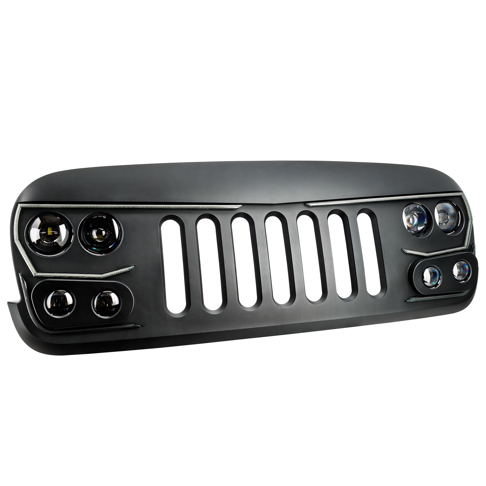 5817-504 - ORACLE Lighting VECTOR Series Full LED Grill- Jeep Wrangler JK